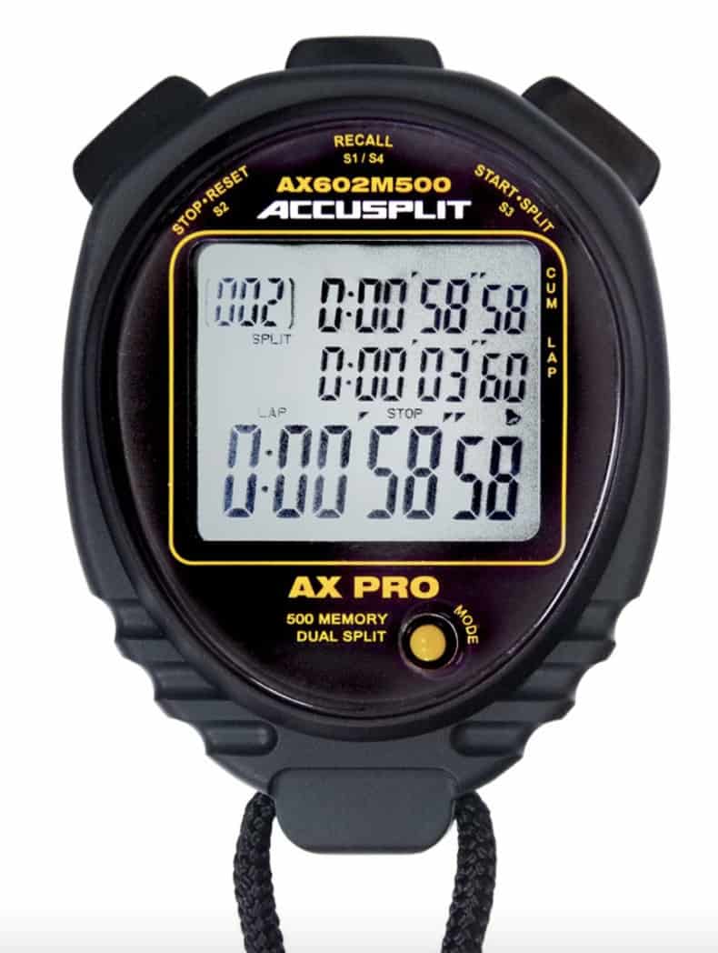 Swim coach gifts Accusplit Eagle AX602 100 Memory Stopwatch