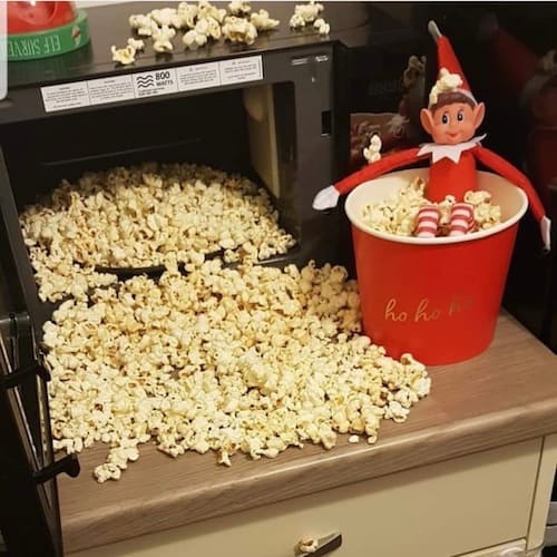 elf on the shelf popcorn