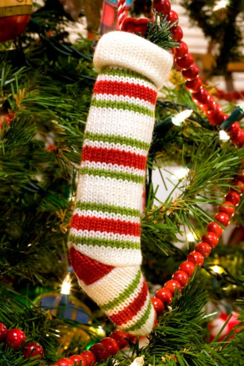 chunky knit christmas stockings