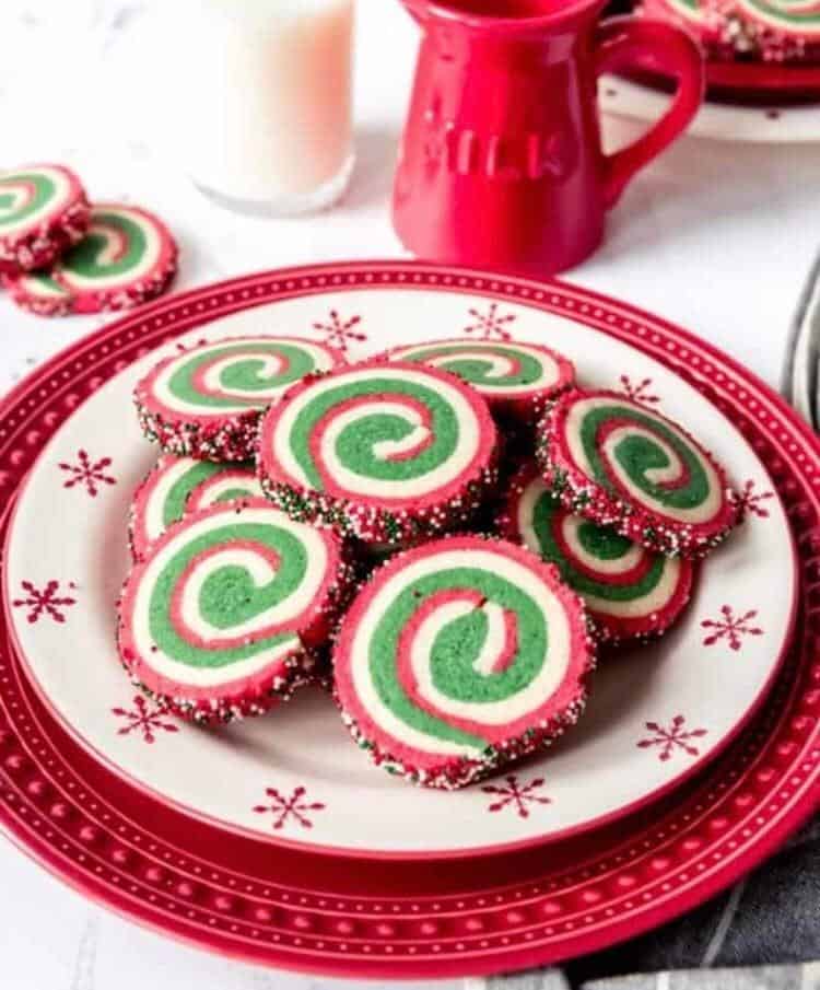 @houseofnasheats Christmas pinwheel cookies