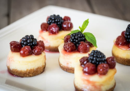 gluten-free desserts mini cheesecakes
