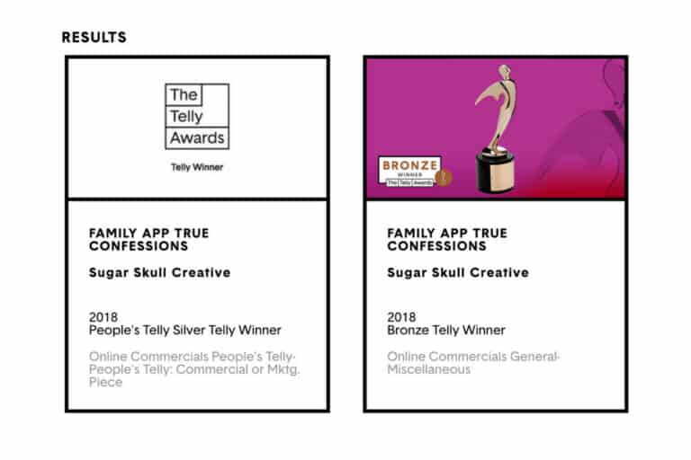 FamilyApp Online Marketing Campaign Captures Coveted Telly Awards