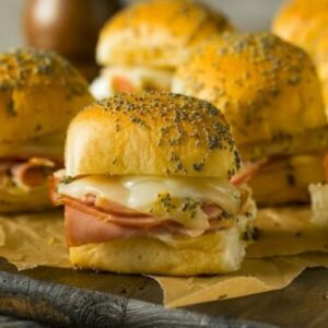 tailgate food ham biscuits
