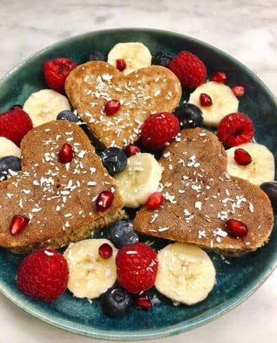 Valentine's Day pancakes