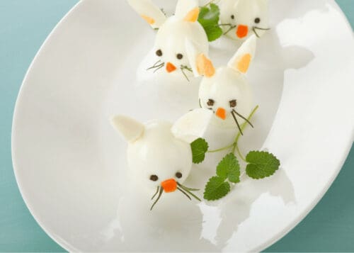 protein snacks for kids eggs bunny