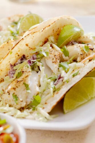 sheet pan dinners fish tacos