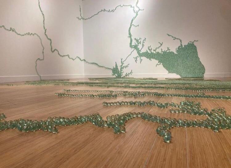 @orchids_and_coco Maya Lin's the Study of Water Virginia MOCA