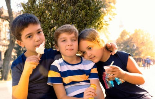 kids eating ice cream dessert recipes