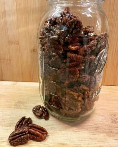 candied pecans fall treats