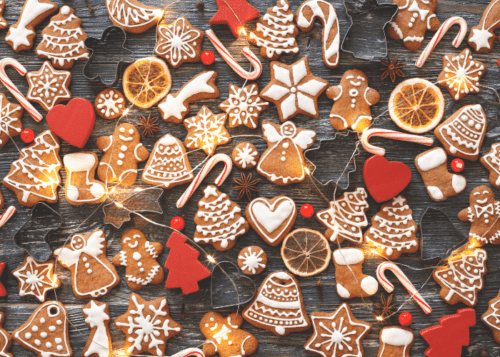 gingerbread Polish Christmas cookies; Pierniczki świąteczne 