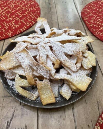 Polish Chruściki, Angel Wing Cookies