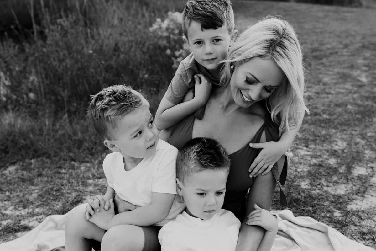 Amanda Cabrera-Crowe Elev8 Fit Mom with her boys