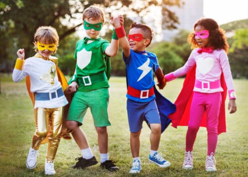 kids superhero party