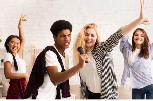 teen party ideas karaoke