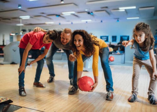 family bowling summer boredom busters