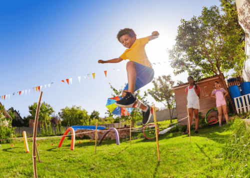 outdoor obstacle course boredom busters