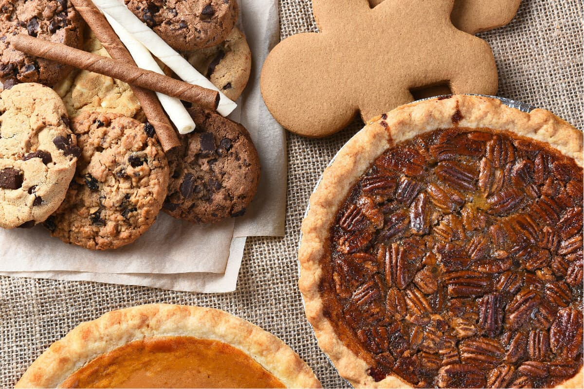 easy thanksgiving desserts pie, cookies